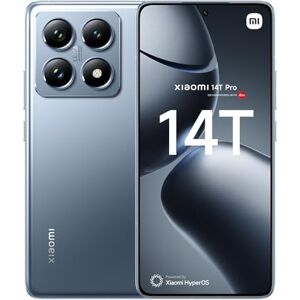 Xiaomi 14T Pro (Smartphone) Display da 6.67'' 144Hz Next-Generation AI, MTK 9300+, Leica Summilux, AISP, Supporta HyperCharge 120W e 50W wireless, 3.4GHz, 12GB+256GB, Titan Blue Xiaomi 14T Pro (Smartphone) Display da 6.67'' 144Hz Next-Generation AI, MTK 9300+, Leica Summilux, AISP, Supporta HyperCharge 120W e 50W wireless, 3.4GHz, 12GB+256GB, Titan Blue
