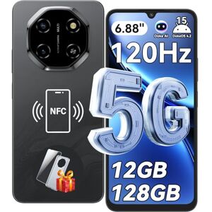 Blackview Shark 6 Smartphone 5G, 6.88''HD 120Hz Telefono Cellulare, Telefoni Android 15, Cellulari 12GB+128GB, Unisoc T8100, 5000mAh, 16+8MP, 5G Dual SIM/OTG/NFC/Face ID/Fingerprint Blackview Shark 6 Smartphone 5G, 6.88''HD 120Hz Telefono Cellulare, Telefoni Android 15, Cellulari 12GB+128GB, Unisoc T8100, 5000mAh, 16+8MP, 5G Dual SIM/OTG/NFC/Face ID/Fingerprint