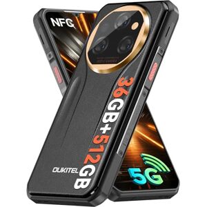 OUKITEL WP39 Pro 5G Telephone Portable Incassable 2025-36Go +512Go/2TO, Smartphone Incassable 11000mAh/33W, Dimensity 6300 Android 14, 6.6" FHD+, 64MP, Téléphone de Chantier 5G Dual SIM/NFC- Or Noir OUKITEL WP39 Pro 5G Telephone Portable Incassable 2025-36Go +512Go/2TO, Smartphone Incassable 11000mAh/33W, Dimensity 6300 Android 14, 6.6" FHD+, 64MP, Téléphone de Chantier 5G Dual SIM/NFC- Or Noir