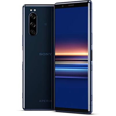 Sony Xperia 5, display 21:9 da 6.1" FHD+ HDR OLED, fotocamera con tre obiettivi e con Eye AF, 6GB di RAM, 128GB di memoria, Blu Sony Xperia 5, display 21:9 da 6.1" FHD+ HDR OLED, fotocamera con tre obiettivi e con Eye AF, 6GB di RAM, 128GB di memoria, Blu