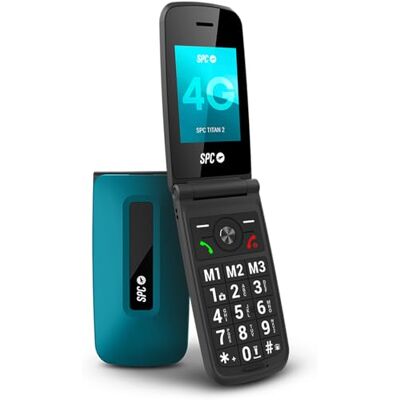 SPC TITAN 2 Cellulare senior, tasti grandi, 4G, Blu SPC TITAN 2 Cellulare senior, tasti grandi, 4G, Blu