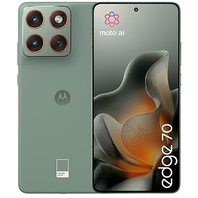 Motorola edge 70 con Moto AI (12/512GB, Tripla fotocamera da 50MP + flicker sensor, selfie 50MP, ultra sottile 5.99mm, 4800mAh Silicon-Carbon, Display 6.67" Super HD 120Hz, PANTONE Lily Pad Motorola edge 70 con Moto AI (12/512GB, Tripla fotocamera da 50MP + flicker sensor, selfie 50MP, ultra sottile 5.99mm, 4800mAh Silicon-Carbon, Display 6.67" Super HD 120Hz, PANTONE Lily Pad