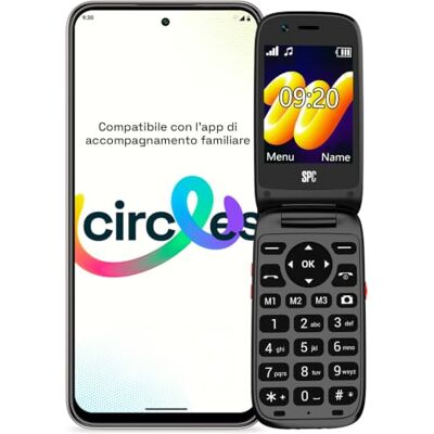 SPC WILD STAR Cellulare bambini con GPS, SOS e senza Internet, nero SPC WILD STAR Cellulare bambini con GPS, SOS e senza Internet, nero