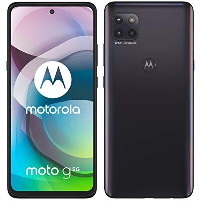 Motorola moto g 5G (tripla cam 48 MP, batteria 5000 mAH, 5G, 6/128 GB, Display 6.7" Max Vision Full HD+, Dual SIM, Android 10), Volcanic Grey Motorola moto g 5G (tripla cam 48 MP, batteria 5000 mAH, 5G, 6/128 GB, Display 6.7" Max Vision Full HD+, Dual SIM, Android 10), Volcanic Grey