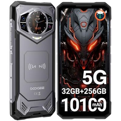 DOOGEE S200 Telephone Portable Incassable 5G Android 14, 32Go RAM + 256 Go ROM/2 to Smartphone Incassable avec Écran Arrière de 1,32", 10100 mAh (33W), 6,72" FHD+120Hz, 100 MP + 20 MP, Dual SIM/NFC. DOOGEE S200 Telephone Portable Incassable 5G Android 14, 32Go RAM + 256 Go ROM/2 to Smartphone Incassable avec Écran Arrière de 1,32", 10100 mAh (33W), 6,72" FHD+120Hz, 100 MP + 20 MP, Dual SIM/NFC.