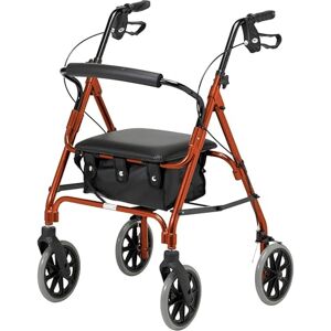 Deambulatore Pieghevole Leggero a Quattro Ruote - Ausilio per Mobilità Limitata Deambulatore Pieghevole Leggero a Quattro Ruote - Ausilio per Mobilità Limitata