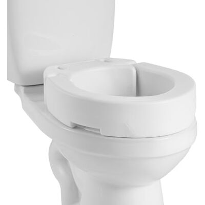 VEVOR Sedile WC Rialzato da Bagno con Capacità di Carico di 136 kg e Altezza di Sollevamento di 88,9 mm, Sedile WC Rialzato Universale in HDPE con Apertura Allargata per Anziani Disabili VEVOR Sedile WC Rialzato da Bagno con Capacità di Carico di 136 kg e Altezza di Sollevamento di 88,9 mm, Sedile WC Rialzato Universale in HDPE con Apertura Allargata per Anziani Disabili