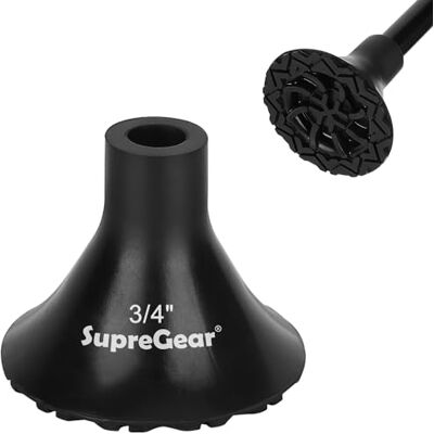supregear Puntale di Bastone da Sostituire, 19 mm Puntale in Gomma Antiscivolo ad Alta Aderenza per Bastone da Passeggio Bastone Pieghevole Bastone Offset Quad Pod/Tripod Accessorio per Bastone supregear Puntale di Bastone da Sostituire, 19 mm Puntale in Gomma Antiscivolo ad Alta Aderenza per Bastone da Passeggio Bastone Pieghevole Bastone Offset Quad Pod/Tripod Accessorio per Bastone