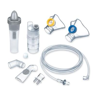 Beurer Yearpack Ih 28 Pro Accessori di Ricambio per Aerosol Ih 28 Pro, Nebulizzatore, Boccaglio, Nasello, Doccia Nasale, Maschera per Adulti, per Bambini, Soffione a Gomito, Compressore, 10 Filtri Beurer Yearpack Ih 28 Pro Accessori di Ricambio per Aerosol Ih 28 Pro, Nebulizzatore, Boccaglio, Nasello, Doccia Nasale, Maschera per Adulti, per Bambini, Soffione a Gomito, Compressore, 10 Filtri