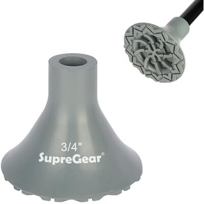 supregear Puntale di Bastone da Sostituire, 19 mm Puntale in Gomma Antiscivolo ad Alta Aderenza per Bastone da Passeggio Bastone Pieghevole Bastone Offset Quad Pod/Tripod Accessorio per Bastone supregear Puntale di Bastone da Sostituire, 19 mm Puntale in Gomma Antiscivolo ad Alta Aderenza per Bastone da Passeggio Bastone Pieghevole Bastone Offset Quad Pod/Tripod Accessorio per Bastone
