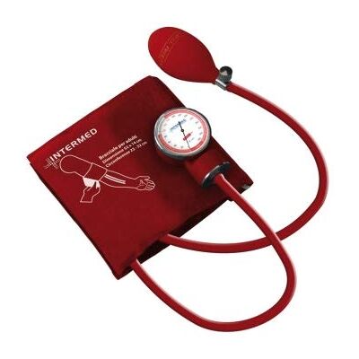 Intermed Sfigmomanometro ad aneroide anti-shock Rosso Intermed Sfigmomanometro ad aneroide anti-shock Rosso