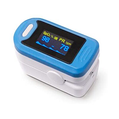Quirumed Pulsossimetro per adulti, Pulsossimetro portatile Misuratore di saturazione dell'ossigeno del polso (SpO2), Display OLED, Lettura istantanea, Spegnimento automatico, Bassa potenza Quirumed Pulsossimetro per adulti, Pulsossimetro portatile Misuratore di saturazione dell'ossigeno del polso (SpO2), Display OLED, Lettura istantanea, Spegnimento automatico, Bassa potenza