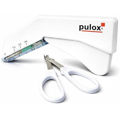 Pulox Cucitrice cutanea sterile monouso + Pinza Rimuovi Punti strumento pinzatrice (set), 35 graffette Pulox Cucitrice cutanea sterile monouso + Pinza Rimuovi Punti strumento pinzatrice (set), 35 graffette