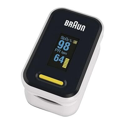 Braun Pulsossimetro 1, Monitor accurato per ossigeno nel sangue da dito, Clinicamente validato, Per chi soffre di BPCO, polmonite e apnea notturna, Ottimo per gli atleti, Braun Pulsossimetro 1, Monitor accurato per ossigeno nel sangue da dito, Clinicamente validato, Per chi soffre di BPCO, polmonite e apnea notturna, Ottimo per gli atleti,