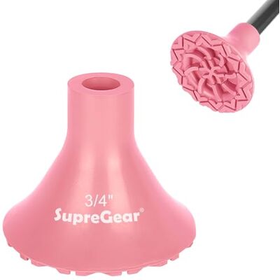 supregear Puntale di Bastone da Sostituire, 19 mm Puntale in Gomma Antiscivolo ad Alta Aderenza, Accessorio per Bastone da Passeggio Pieghevole Offset Quad Pod/Tripod, Rosa Chiaro supregear Puntale di Bastone da Sostituire, 19 mm Puntale in Gomma Antiscivolo ad Alta Aderenza, Accessorio per Bastone da Passeggio Pieghevole Offset Quad Pod/Tripod, Rosa Chiaro