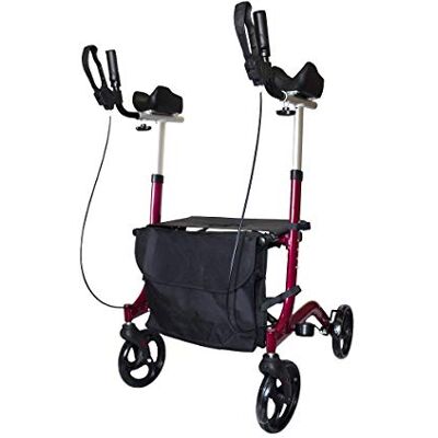 Antar Foot Traveler in alluminio per artrite 8,60 kg, rosso Antar Foot Traveler in alluminio per artrite 8,60 kg, rosso