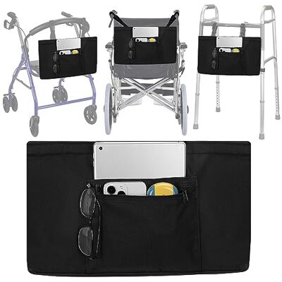 supregear Borsa Sedia a Rotelle, Borsa per Rollator Pieghevole Borsa per Deambulatore con Scomparto Termico di Conservazione Rimovibile per Scooter per Sedie a Rotelle Walker Rollator, Nero supregear Borsa Sedia a Rotelle, Borsa per Rollator Pieghevole Borsa per Deambulatore con Scomparto Termico di Conservazione Rimovibile per Scooter per Sedie a Rotelle Walker Rollator, Nero