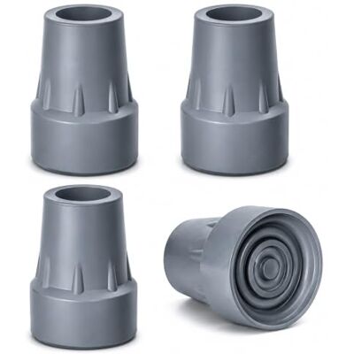 supregear Ferrule per Stampelle, Cappucci per Piede da 22 mm, 4 Pcs, Grigio Punte in gomma antiscivolo pesanti con inserto metallico per stabilità, adatte solo a tubi per stampelle da 22 mm supregear Ferrule per Stampelle, Cappucci per Piede da 22 mm, 4 Pcs, Grigio Punte in gomma antiscivolo pesanti con inserto metallico per stabilità, adatte solo a tubi per stampelle da 22 mm