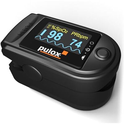 Pulox Pulossimetro PO-200A Solo Saturimetro professionale con avviso acustico per la misurazione di SpO2, polso e PI Pulox Pulossimetro PO-200A Solo Saturimetro professionale con avviso acustico per la misurazione di SpO2, polso e PI
