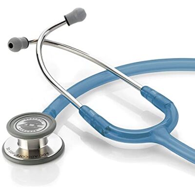 ADC Adscope 608 Stetoscopio clinico con testina convertibile Zaffiro Ghiaccio ADC Adscope 608 Stetoscopio clinico con testina convertibile Zaffiro Ghiaccio