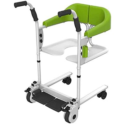 Generic Sedia Comoda Wc Anziani Paralizzati Pazienti Bagno,Sedia di Trasferimento Paziente,Pazienti Seduti,Ruota Universale A 360°,Cambio Domestico Per Assistenza Anziani Paralizzati,Verde Generic Sedia Comoda Wc Anziani Paralizzati Pazienti Bagno,Sedia di Trasferimento Paziente,Pazienti Seduti,Ruota Universale A 360°,Cambio Domestico Per Assistenza Anziani Paralizzati,Verde