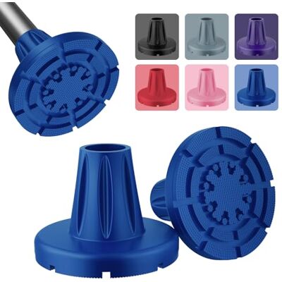 supregear Gommini per Stampelle (21mm, 22mm, x2 unità), Base Larga Punte Antiscivolo per Tutti i Terreni, Piedini di Ricambio Heavy Duty con Adesione Estrema, Gomma Stampella con Inserti Metallici supregear Gommini per Stampelle (21mm, 22mm, x2 unità), Base Larga Punte Antiscivolo per Tutti i Terreni, Piedini di Ricambio Heavy Duty con Adesione Estrema, Gomma Stampella con Inserti Metallici