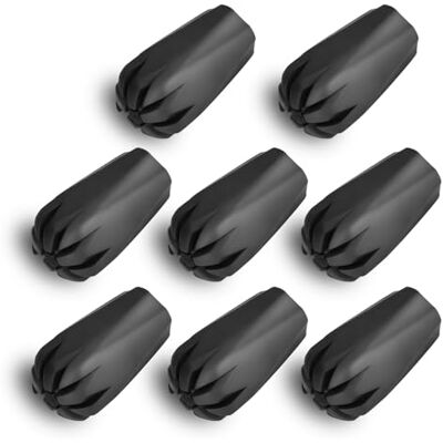 supregear Punte di Ricambio per Bastoni Da Trekking/escursionismo, Protezioni Terminali in Gomma Antiscivolo per Bastone Da Passeggio, Diametro Foro 11 mm (0,4"), 8 Pezzi supregear Punte di Ricambio per Bastoni Da Trekking/escursionismo, Protezioni Terminali in Gomma Antiscivolo per Bastone Da Passeggio, Diametro Foro 11 mm (0,4"), 8 Pezzi