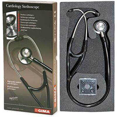 GIMA - Duofono classic Cardiologico - Nero - stethoscope GIMA - Duofono classic Cardiologico - Nero - stethoscope
