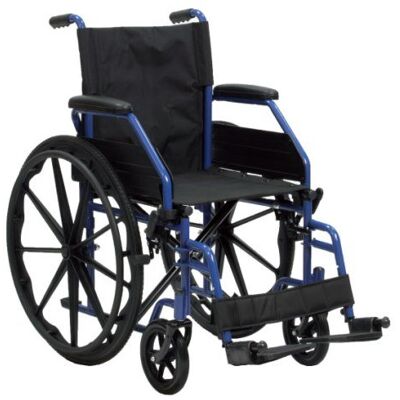 TERMIGEA Carrozzina/Sedia a Rotelle Basic con Autospinta per Disabili, Anziani e Malati, Pedane Regolabili in Altezza, Ribaltabili ed Estraibili TERMIGEA Carrozzina/Sedia a Rotelle Basic con Autospinta per Disabili, Anziani e Malati, Pedane Regolabili in Altezza, Ribaltabili ed Estraibili
