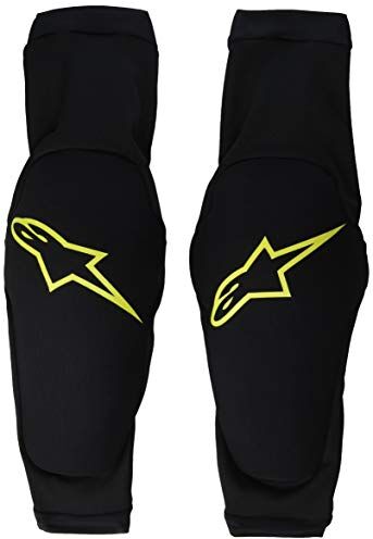 Alpinestars Paragon Plus Ginocchiera da uomo, colore: Nero giallo acido, taglia L