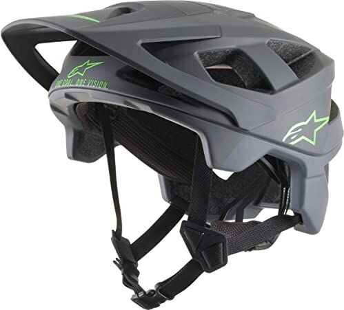 Alpinestars Casco Vector Pro Atom Grigio Scuro Freddo Grigio Opaco M 2019, AP87039319M