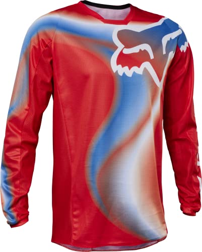 Fox 180 Toxsyk Motocross Jersey, Men's, Fluorescent Red, XS