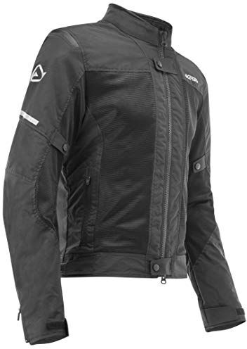 Acerbis Ramsey Vented Motorcycle Textile Jacket Giacca tessile moto Schwarz