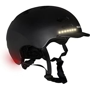 Hudora , casco da skater, per ragazzi e adulti, taglia L, con luce a LED, casco da bicicletta con luce lampeggiante per auto e regolazione su misura, nero, L Hudora , casco da skater, per ragazzi e adulti, taglia L, con luce a LED, casco da bicicletta con luce lampeggiante per auto e regolazione su misura, nero, L