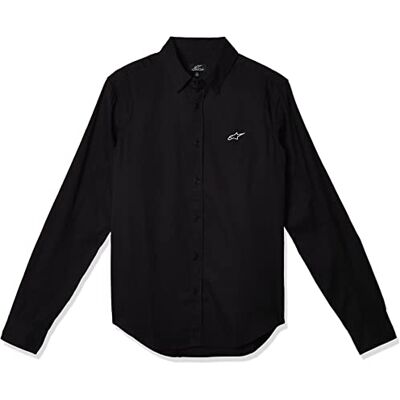 Alpinestars t-shirt manica lunga, 98% cotone, fit classico Shirt, Uomo, Ambition Ii Shirt Black, S Alpinestars t-shirt manica lunga, 98% cotone, fit classico Shirt, Uomo, Ambition Ii Shirt Black, S