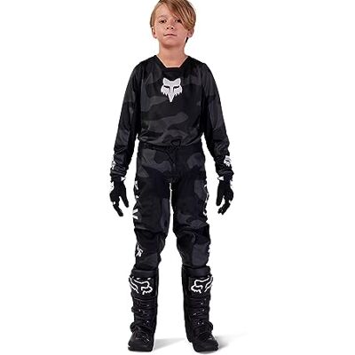 Fox Junior 180 BNKR Pants Black Camo Y24, Pantaloni Unisex-Youth, 24 Fox Junior 180 BNKR Pants Black Camo Y24, Pantaloni Unisex-Youth, 24