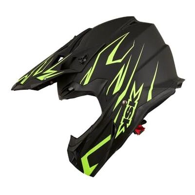 KSK - SUNDRY V2 Cross - Giallo fluorescente nero - XXL - Helmet KSK - SUNDRY V2 Cross - Giallo fluorescente nero - XXL - Helmet