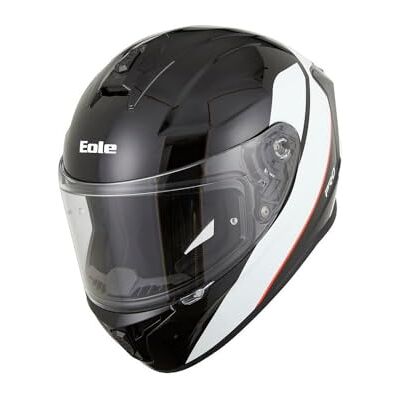 EOLE Casco integrale PRO nero e bianco, taglia S (55-56 cm) EOLE Casco integrale PRO nero e bianco, taglia S (55-56 cm)