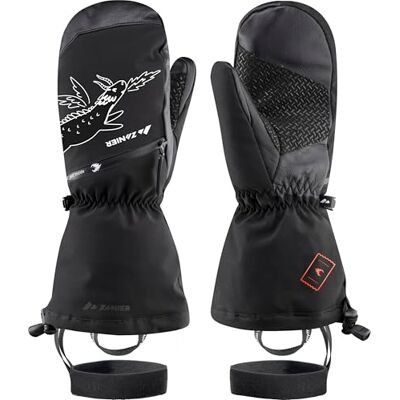 Zanier Heat Pads.Gtx Guanti a muffola per bambini Black 0 Zanier Heat Pads.Gtx Guanti a muffola per bambini Black 0