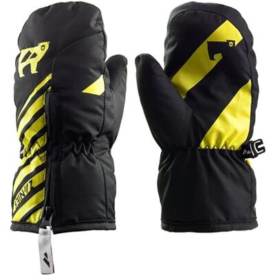Zanier Sweety Guanti a muffola per bambini Black/Neon Yellow 1 Zanier Sweety Guanti a muffola per bambini Black/Neon Yellow 1