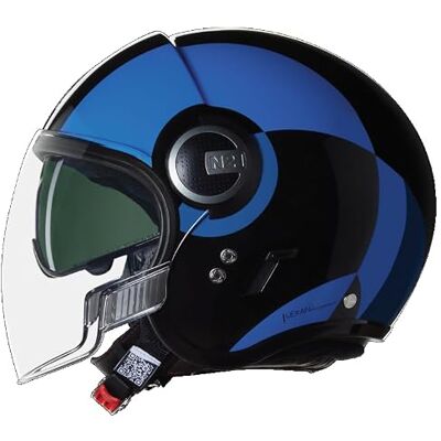 Nolan N21 06 - Visor Bicromo Nero/Blu Nolan N21 06 - Visor Bicromo Nero/Blu