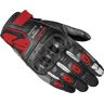 SPIDI G-CARBON, Guanti da Moto, Colore Rosso, Taglia S, con Touchscreen Capacitivo e Imbottiture Protettive, Guanti da Moto in Pelle Resistenti all'Abrasione e Traspiranti