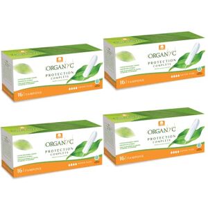 Tamponi di cotone biologico Organyc - 64 pezzi Tamponi di cotone biologico Organyc - 64 pezzi