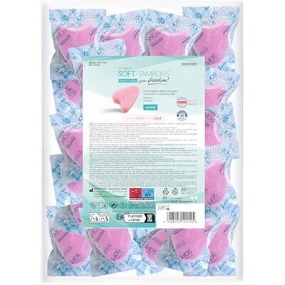 JOYDIVISION Soft Tampons Normal 30 Unità Tamponi Ergonomici Senza Filo per Sport, Uso Quotidiano e Intimità Materiale Delicato Sulla Pelle, Vestibilità Universale per un Utilizzo Discreto JOYDIVISION Soft Tampons Normal 30 Unità Tamponi Ergonomici Senza Filo per Sport, Uso Quotidiano e Intimità Materiale Delicato Sulla Pelle, Vestibilità Universale per un Utilizzo Discreto
