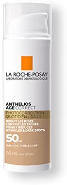 La Roche-Posay La Roche Posay protezione solare facciale anthelios age correct cc cream con colore fps50