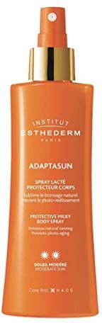 Institut Esthederm Adaptasun Latte Solare Spray Corpo Per Ottimizzare la Tua Abbronzatura Naturale Sublima e Protegge Sole Moderato Spray 150 ml