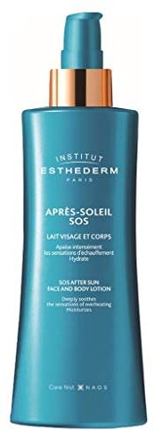 Institut Esthederm SOS Doposole Latte Viso e Corpo Lenisce e Riduce la Reattività della Pelle Scottature, Arrossamenti, Esposizione Eccessiva Flacone 200 ml