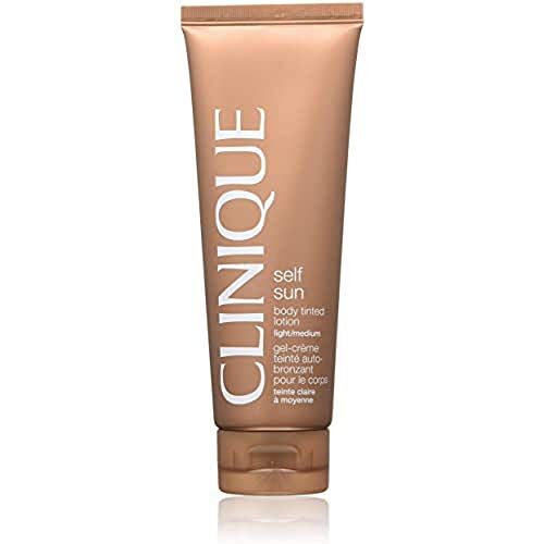 Clinique Self Sun, Lozione Autoabbronzante medio/leggero per il corpo, 125 ml