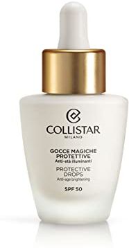 Collistar Gocce Magiche Protettive Spf50, Texture super-leggera e fluida, Donano luminosità e uniforma il colorito, Proteggono da raggi UV/IR e inquinamento 365 giorni l'anno, 30ml