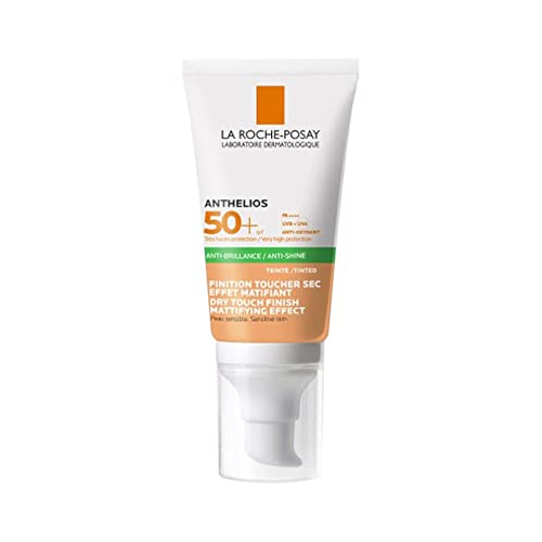 La Roche-Posay Anthelios Anti-Shine Tinted SPF50+, Gel 50 ml (la confezione può variare)